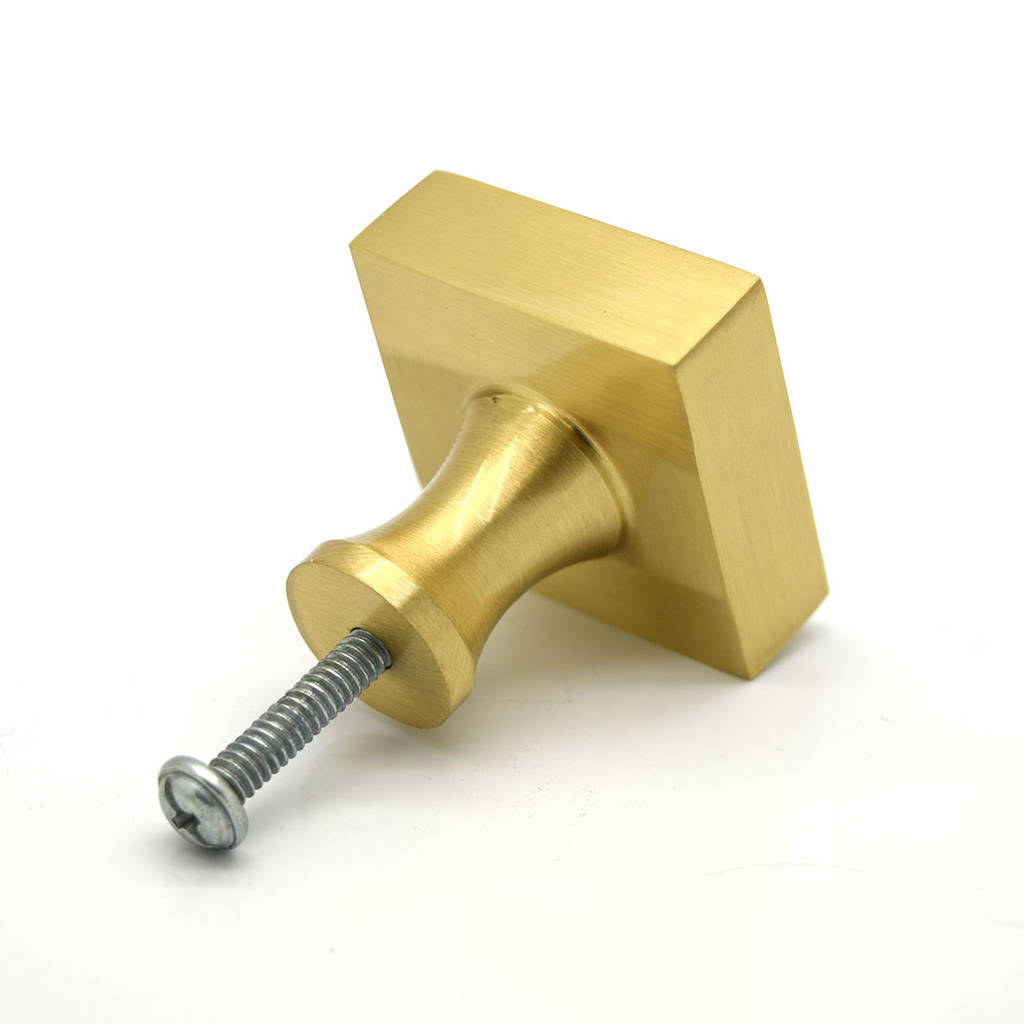 modern brass gold cupboard door knobs by pushka home