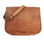 Personalised Leather Satchel Style Saddle Bag, thumbnail 4 of 8