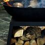 Steel Fire Bowl With Integrated Log Store, thumbnail 3 of 7