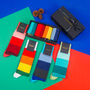 Block Stripe Men Socks Gift Box, thumbnail 1 of 7