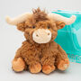 Longhorn Small Highland Cow Plush Soft Toy, thumbnail 1 of 6