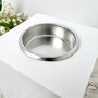 Personalised Memorial Bold Text White Wooden Photo Tea Light Holder, thumbnail 5 of 6