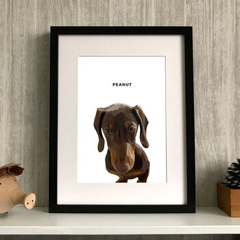 Personalised Dog Portrait Colour Illustration, 3 of 7