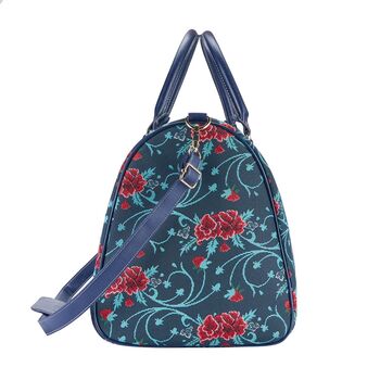 Frida Kahlo Carnation Big Holdall Bag + Gift Sling Bag, 6 of 12