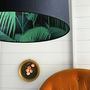 Cole And Son Palm Jungle Silhouette Lampshades In Black, thumbnail 3 of 6