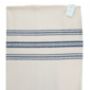 Pure Belgian Linen Tablecloth With Blue Stripe, thumbnail 2 of 3