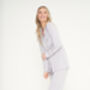 Personalised Super Soft Light Grey Long Jersey Pyjamas, thumbnail 4 of 5