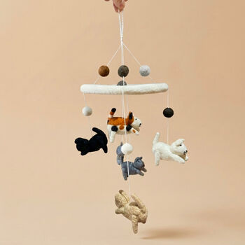 Handmade Felt Baby Cot Mobiles Baby Room Decor, 7 of 12