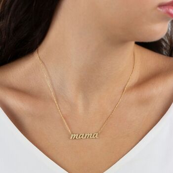 Mama Necklace Sterling Silver, 10 of 10