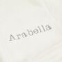 Personalised Ivory Initial Fleece Dressing Gown, thumbnail 3 of 5