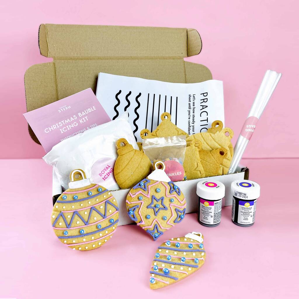 Christmas Bauble Diy Icing Kit By Baked by Steph