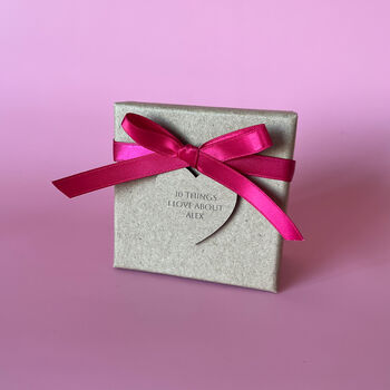 Personalised Origami Flower Reasons I Love You Box, 8 of 8