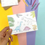 Colour In Dinosaur Notecards, thumbnail 2 of 2