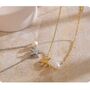 Monaco D’or Gold Pearl Sea Star Blossom Gift Necklace, thumbnail 4 of 4