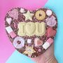 I Love You Belgian Chocolate Heart, thumbnail 1 of 3