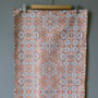 Orange Flower Tea Towel | 100% Cotton | Made In The UK, thumbnail 8 of 12