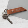 Personalised Leather Heart Keyring, thumbnail 6 of 9