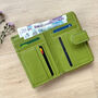 Blue Leather Purse Rfid Secure, thumbnail 4 of 5