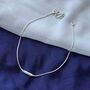 Pure Silver Slim Indian Payal Anklet, thumbnail 1 of 4