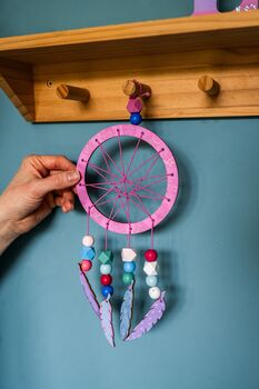 Personalised Make Your Own Dreamcatcher Craft Kit, 11 of 11