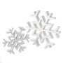 Pair Of White Wooden Snowflakes, thumbnail 2 of 2