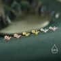 Extra Tiny Pterosaurs Flying Dinosaur Screw Back In Sterling Silver, thumbnail 5 of 10