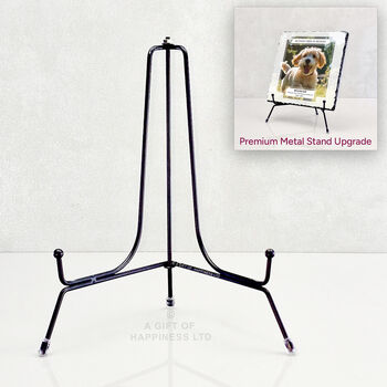 Personalised Pet Loss Dog Memorial Photo Slate, 5 of 6