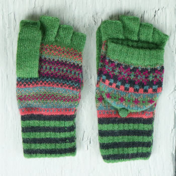 Fabulous Fairisle Knit Womens Gloves, 12 of 12