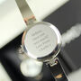 Personalised Silver Ladies Watch With Silver Clasp, thumbnail 7 of 8