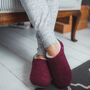 Women's Closed Back Slippers In Berry, thumbnail 3 of 11