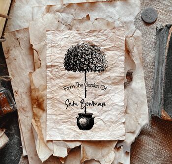 Gardening Lover Gifts Personalised Rubber Stamp, 2 of 4