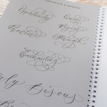Beginners Modern Calligraphy Workbook, 3 of 3