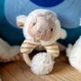100% Recycled Lamb Ring Rattle, thumbnail 1 of 2