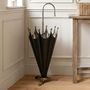 Black And Gold Umbrella Stand, thumbnail 1 of 3