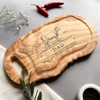 Personalised Olive Wood Birthday Gift, 3 of 4