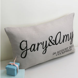 4th Wedding Anniversary Gifts Linen Gift Ideas Linen Wedding Decoration Cushion 4th Anniversary