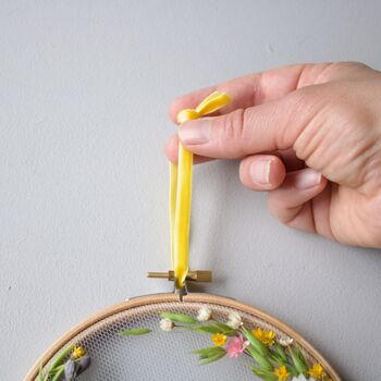 Olga Prinku Dried Floral Embroidery Hoop Kit No.Two, 4 of 5