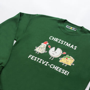 Funny Cheese Christmas Jumper, 3 of 8