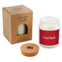 Welsh 'Cariad' Scented White Glass Jar Candle • Love • Wales • Gift Box, thumbnail 2 of 2
