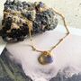 Gemstone With Meaning And Moon Charm Necklace, thumbnail 9 of 12