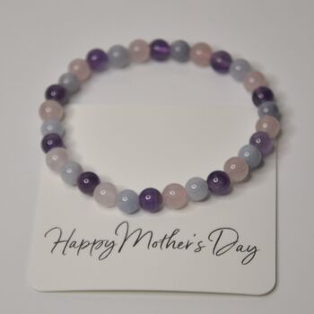 Happy Mother's Day Crystal Bracelet Gift For Her, 4 of 6