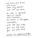 'you Are Still Here' Original Handwritten Poem By Words By Catherine ...