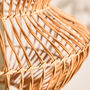 Rattan Pot Bellied Easy Fit Ceiling Shade, thumbnail 3 of 4