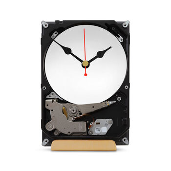 Computer Hard Drive Upcycled To Uber Cool Desk Clock, 2 of 8