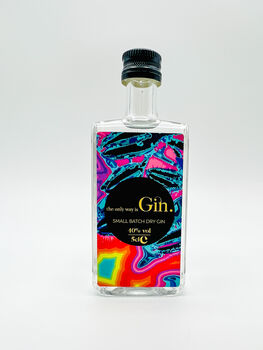 Premium London Dry Gin 5cl With Personalised Label, 5 of 5