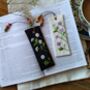 Linen Bookmark With Hand Embroidered Wild Daisy, thumbnail 11 of 11