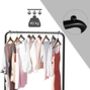 Clothes Rack On Wheels With Storage Shelf, thumbnail 5 of 6