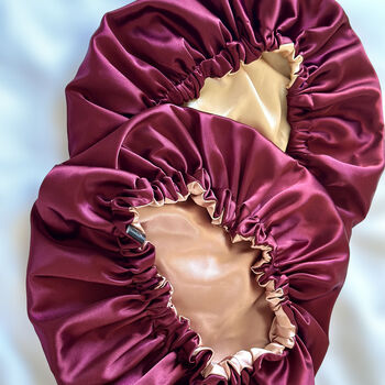 Personalisable Reversible Satin Bonnet 'Gifts For Her', 9 of 11