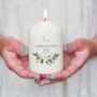 Personalised Bride To Be Floral Candle – Ivory Or White, thumbnail 4 of 5