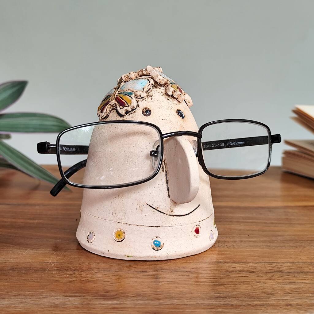 Butterflies And Flowers Handmade Glasses Specs Holder Stand, 1 of 7
